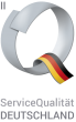 Logo Servicequalität Deutschland Stufe 2