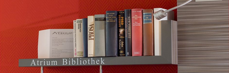 Detailaufnahme Appartement Atrium Bibliotkek