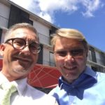 Mika Häkkinen und Direktionassistent Rene Bischel