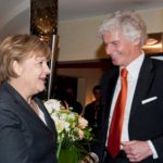 Aufnahme Inhaber Dr. Lothar Becker & Angela Merkel