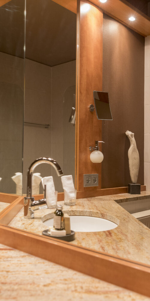 Badezimmer in unserem Apartmentgebäude