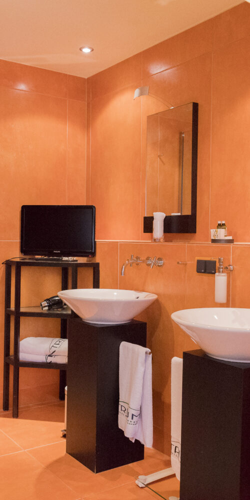 Junior Suite Bild in Richtung der Dusche