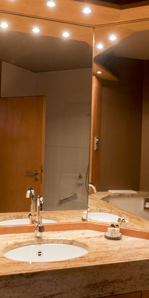 Badezimmer in unserem Apartmentgebäude