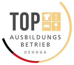 Logo des Zertifikates Dehoga Top Ausbildungsbetrieb