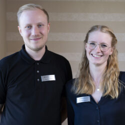 Personalabteilungsteam von links nach rechts: Bastian Bieker und Hannah Richters