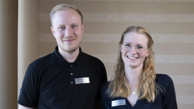 Personalabteilungsteam von links nach rechts: Bastian Bieker und Hannah Richters